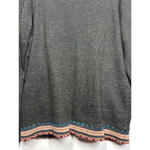 Kite Club Women's Cardigan Sweater Pockets Linen Blend Sz XL Old Money Academia - Picture 10 of 14